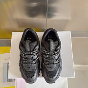 Jimmy Choo Diamond X II F Black Leather Trainers Sneaker - 4