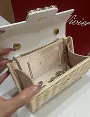 Roger Vivier Jewel Efflorescence Mini Bag White 19x13x4cm - 5