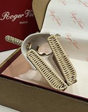 Roger Vivier Jewel Efflorescence Mini Bag White 19x13x4cm - 4