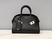 Ferragamo Hug Tote Bag Black 22x15x12cm - 1