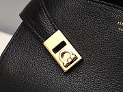 Ferragamo Hug Tote Bag Black 22x15x12cm - 2