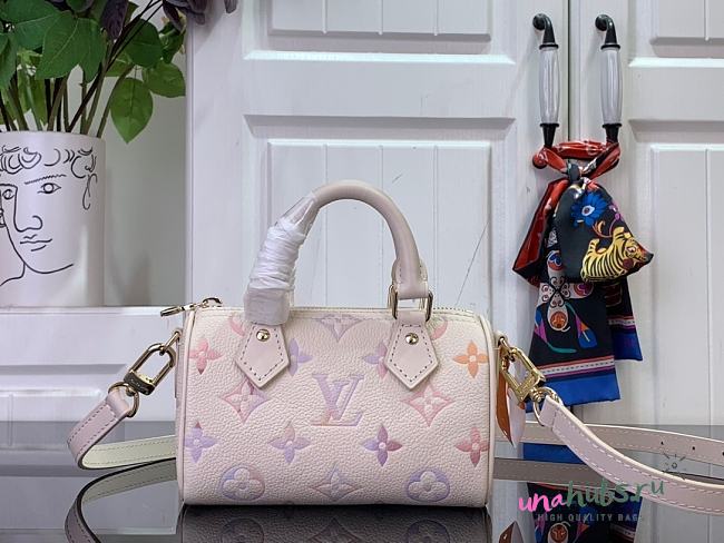 Louis Vuitton Nano Speedy Dream Beige 16x10x7.5cm - 1