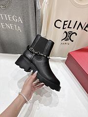 Valentino Garavani Black Rockstud Beatle boots - 3