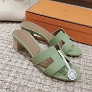 Hermes Green Heel 5cm - 1