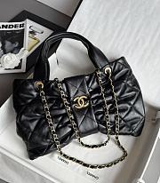 Chanel 25k Bag Black 38x29x5cm - 1