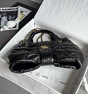 Chanel 25k Bag Black 38x29x5cm - 5