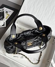 Chanel 25k Bag Black 38x29x5cm - 3
