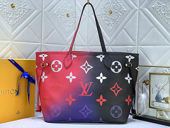 Louis Vuitton Neverfull Midnight Fuchsia Tote Bag