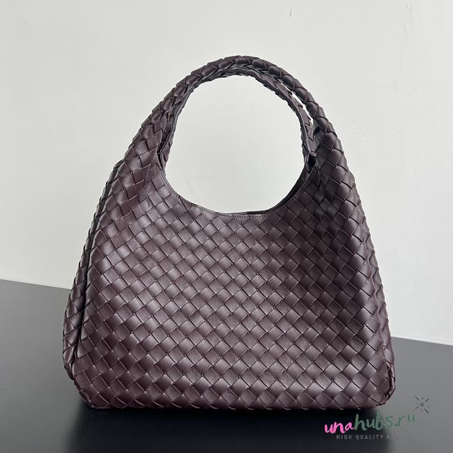 Bottega Veneta Large Campana Bag Burgundy 39x24x18.5cm - 1