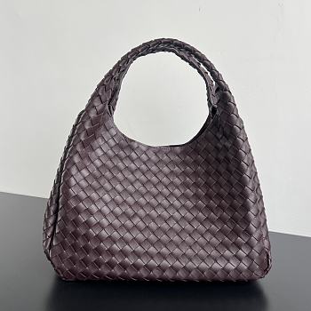 Bottega Veneta Large Campana Bag Burgundy 39x24x18.5cm