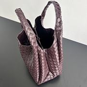 Bottega Veneta Large Campana Bag Burgundy 39x24x18.5cm - 5