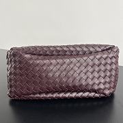 Bottega Veneta Large Campana Bag Burgundy 39x24x18.5cm - 3