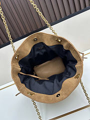 YSL Jamie 4.3 Pochon Bag Golden Suede 35x35x10cm - 2