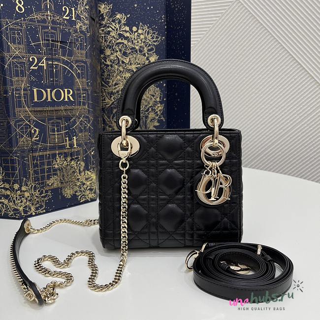 Dior Mini Lady Black 17cm - 1
