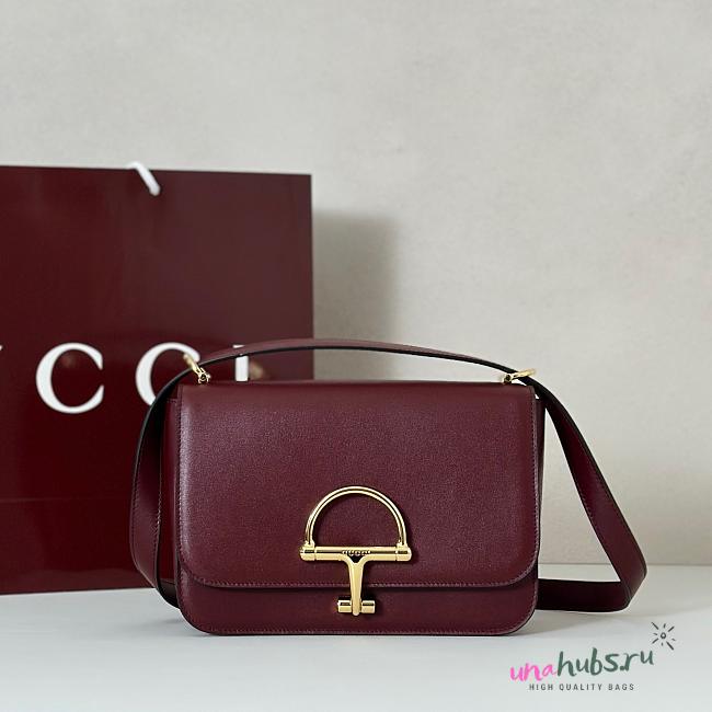 Gucci Siena Small shoulder bag Red 22.5x14x8cm - 1