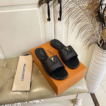 Louis Vuitton LV Mare Black Flat Mule