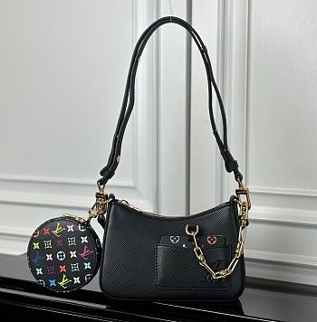 Louis Vuitton LV x TM Marellini Black 19x13.5x6.5cm