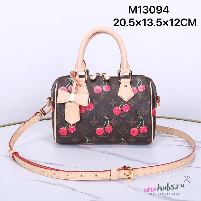 Louis Vuitton  LV x TM Speedy Cherry 20 20.5x13.5x12cm - 1