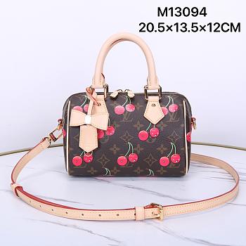 Louis Vuitton  LV x TM Speedy Cherry 20 20.5x13.5x12cm