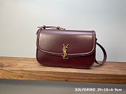 YSL Solferino Red Wine Bag 29x18x4cm - 1