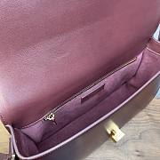 YSL Solferino Red Wine Bag 29x18x4cm - 4