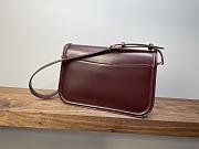 YSL Solferino Red Wine Bag 29x18x4cm - 3