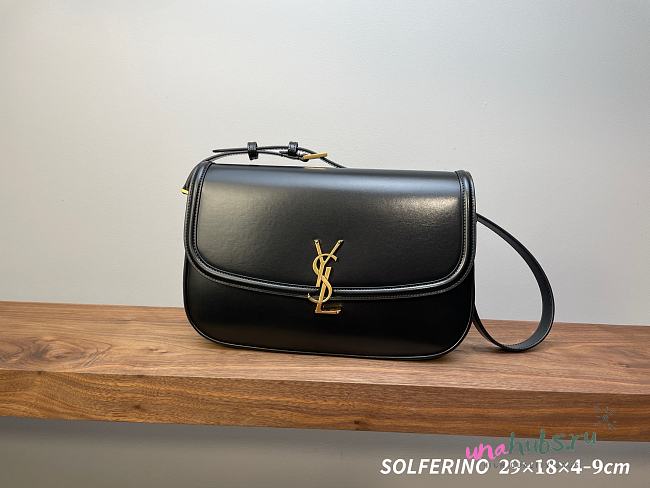 YSL Solferino Black Bag 29x18x4cm - 1