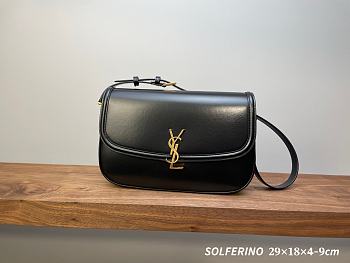 YSL Solferino Black Bag 29x18x4cm