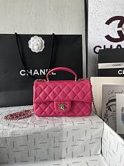 Chanel Top Handle Fuchsia 20cm - 1