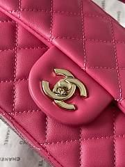 Chanel Top Handle Fuchsia 20cm - 3