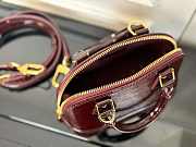 Louis Vuitton LV Nano Alma Wine 18x12x8cm - 5