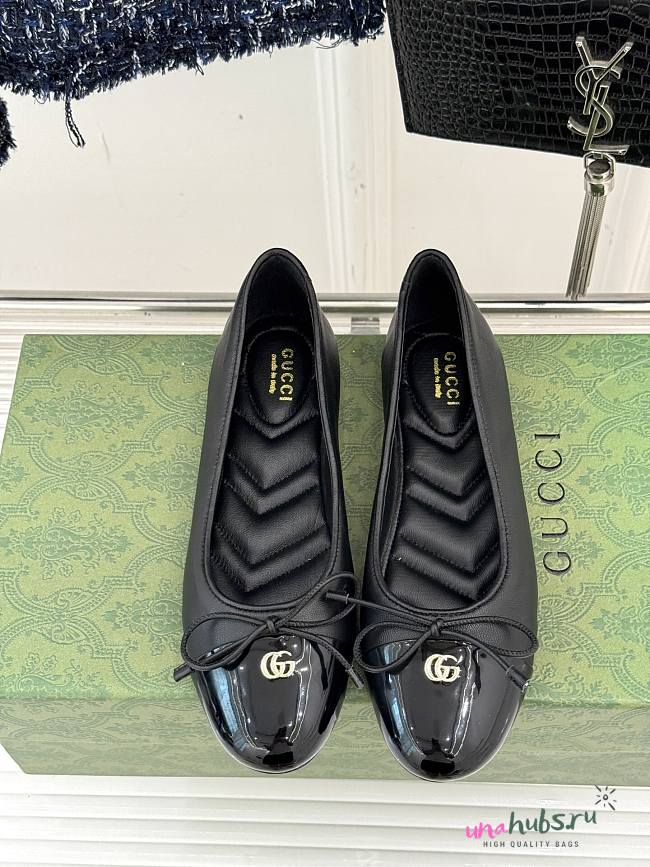 Gucci ballet flat with Double G - 1