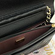 Chanel Wallet Woc Chain Black Caviar Gold 19cm - 4