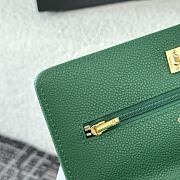 Chanel Wallet Woc Chain Green Caviar Gold 19cm - 3