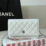 Chanel Wallet Woc Chain Black Caviar Gold/Silver 19cm - 2