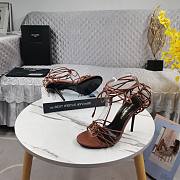 YSL Babylone Sandal Brown 10cm - 2
