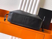 YSL Jamie 4.5 Black Leather Bag 35x35x10cm - 4