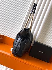YSL Jamie 4.5 Black Leather Bag 35x35x10cm - 3
