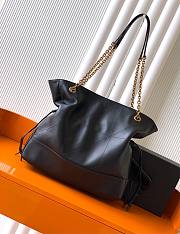 YSL Jamie 4.5 Black Leather Bag 35x35x10cm - 2