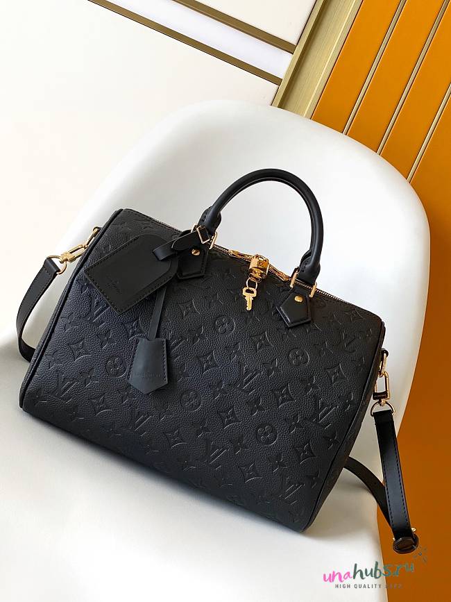 Louis Vuitton LV Speedy Soft 30 Black 30x17x21cm - 1