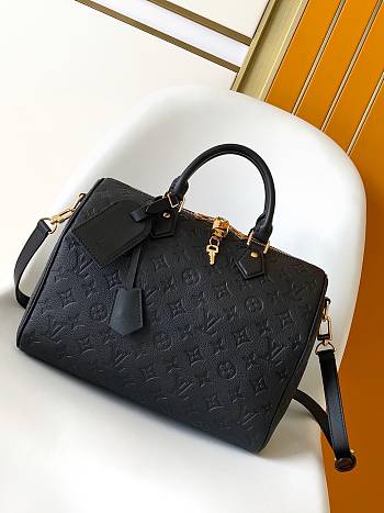 Louis Vuitton LV Speedy Soft 30 Black 30x17x21cm