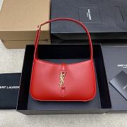 YSL LE 5 A 7 Red Bag 24.5x14x6cm - 1