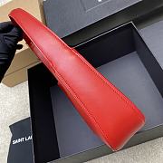 YSL LE 5 A 7 Red Bag 24.5x14x6cm - 4
