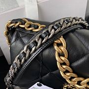 Chanel 19 Flap Black Lambskin Gold 26cm - 2