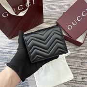 Gucci Black Wallet 11x8.5cm - 2