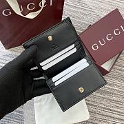 Gucci Black Wallet 11x8.5cm - 3
