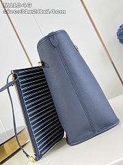 Louis Vuitton LV Neverfull Inside Out MM Navy Blue 31x28x14cm - 2