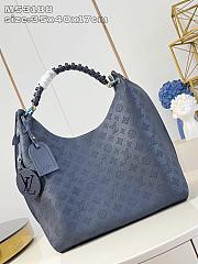 Louis Vuitton Carmel Mahina Navy Blue 35x40x17cm - 1