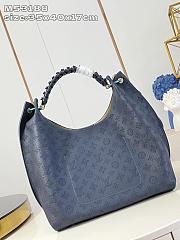 Louis Vuitton Carmel Mahina Navy Blue 35x40x17cm - 3