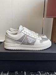 Prada crystal-embellished White Sneakers - 1